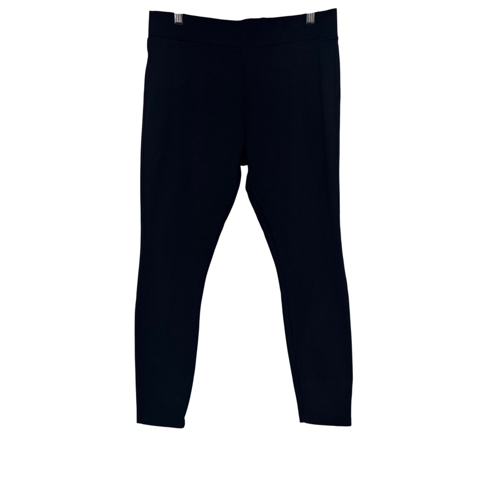 American Giant Womens Ponte Slim Pant 14 Super Black Matte Capsule Athleisure